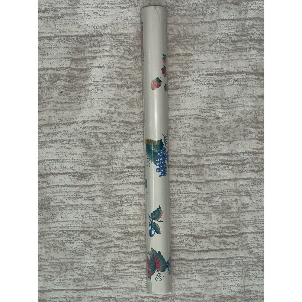 Vintage Schumacher Wall Covering Paradise Fruit #506531 Double Roll 27" X 27"